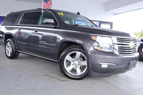 Gray 2015 Chevrolet Suburban 1500 LTZ