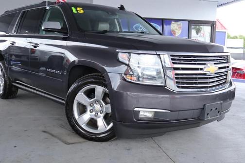 Gray 2015 Chevrolet Suburban 1500 LTZ
