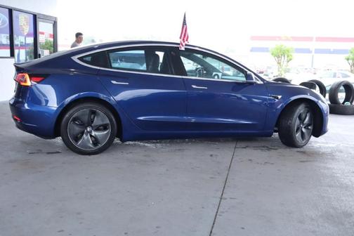Blue 2018 Tesla Model 3 Mid Range