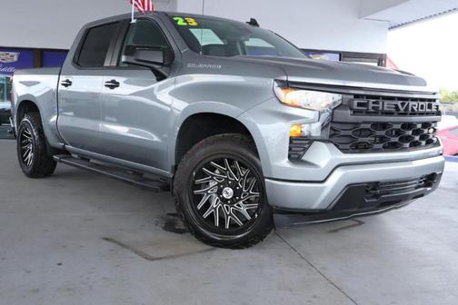 Gray 2023 Chevrolet Silverado 1500 Custom