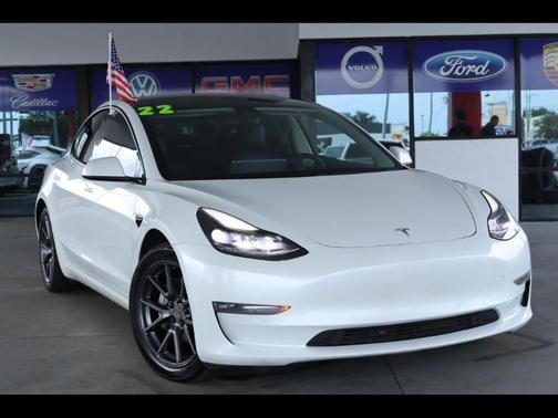 White 2022 Tesla Model 3 Long Range
