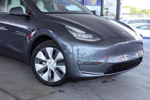 Gray 2021 Tesla Model Y Long Range