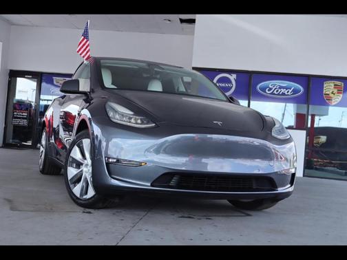 Gray 2021 Tesla Model Y Long Range
