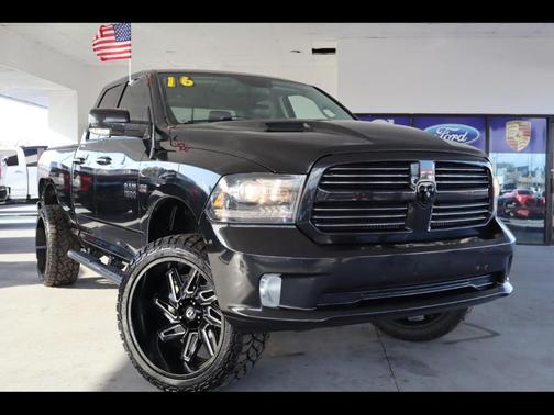 Black 2016 RAM 1500 Sport