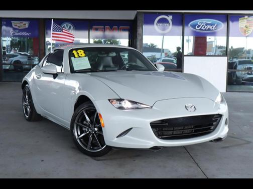 Ceramic Metallic 2018 Mazda MX-5 Miata RF Grand Touring