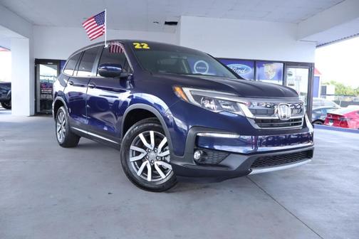 Blue 2022 Honda Pilot EX-L