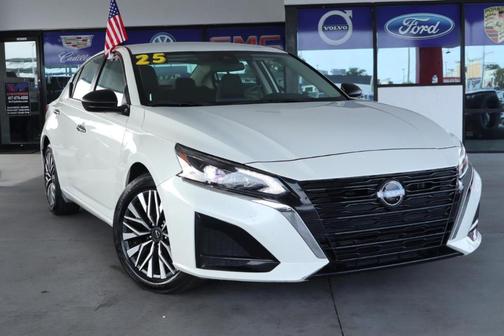 White 2025 Nissan Altima SV