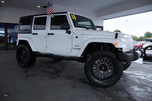 White 2018 Jeep Wrangler JK Unlimited Sahara