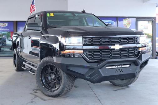 Black 2018 Chevrolet Silverado 1500 Custom