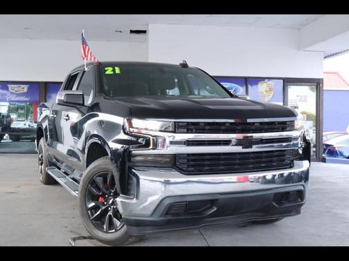Black 2021 Chevrolet Silverado 1500 LT