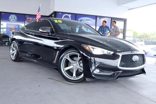 Black Obsidian 2020 INFINITI Q60 3.0t LUXE
