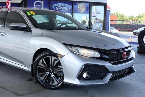 Silver 2018 Honda Civic EX