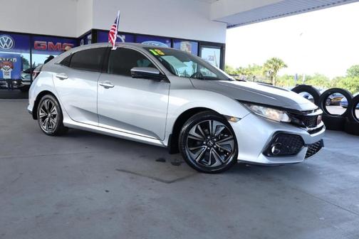 Silver 2018 Honda Civic EX