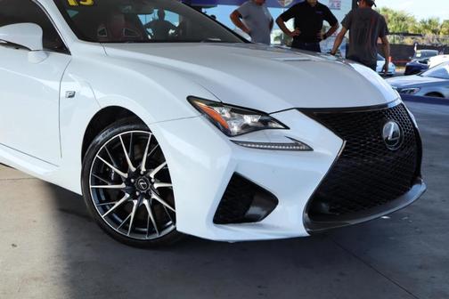 White 2015 Lexus RC F Base