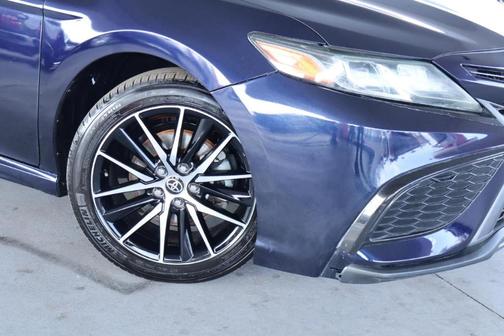 Blue 2022 Toyota Camry SE