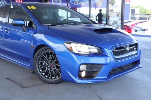 Blue 2016 Subaru WRX STI Base