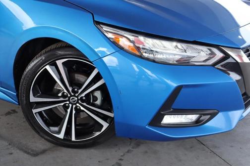 Blue 2021 Nissan Sentra SR