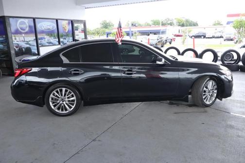 Midnight Black 2021 INFINITI Q50 3.0t LUXE