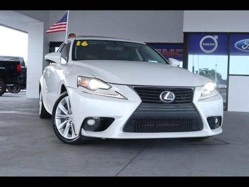 White 2016 Lexus IS 200t Base