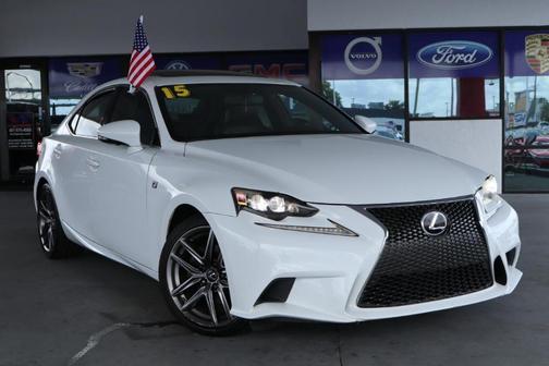 White 2015 Lexus IS 250