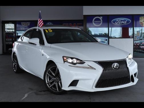 White 2015 Lexus IS 250