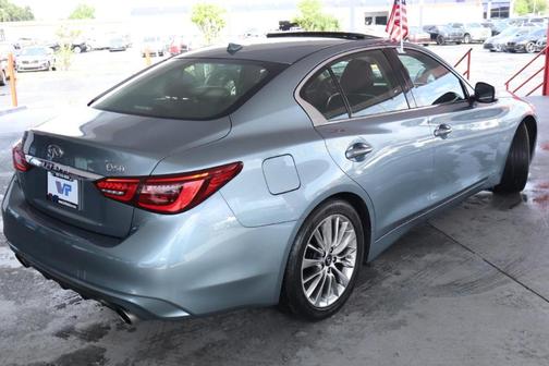 Gray 2020 INFINITI Q50 3.0t LUXE