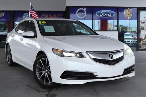 White 2016 Acura TLX V6 Tech