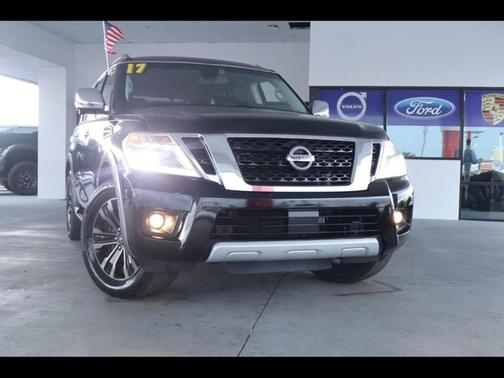 Black 2017 Nissan Armada Platinum