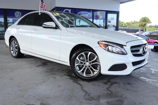 White 2017 Mercedes-Benz C-Class C 300 4MATIC
