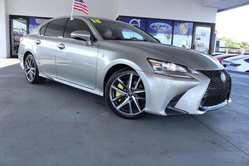Gray 2018 Lexus GS 350 F Sport