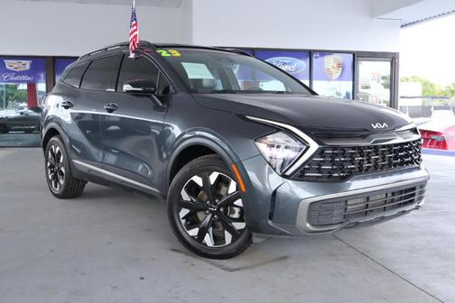 Gray 2023 Kia Sportage X-Line