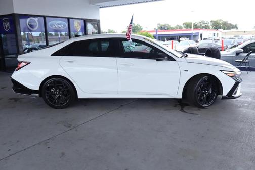 White 2024 Hyundai ELANTRA N Line