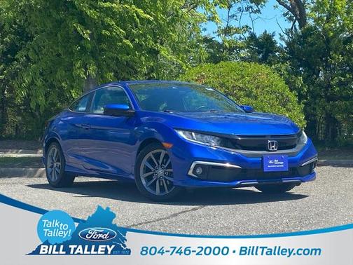 Blue 2019 Honda Civic EX