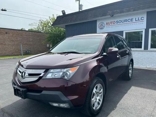 Dark Cherry Pearl 2009 Acura MDX Technology