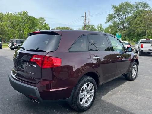 Dark Cherry Pearl 2009 Acura MDX Technology