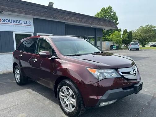 Dark Cherry Pearl 2009 Acura MDX Technology
