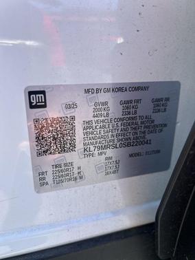 Summit White 2025 Chevrolet Trailblazer LT