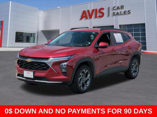 Crimson Metallic 2025 Chevrolet Trax LT