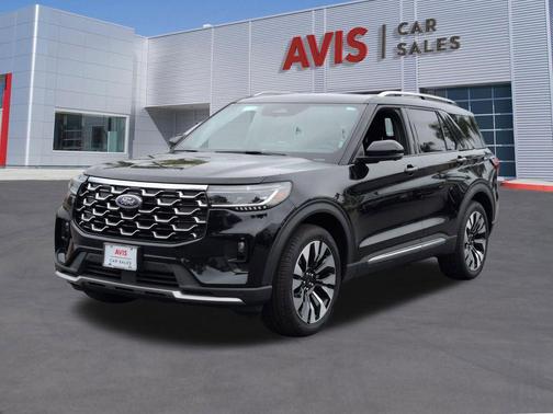 Black Metallic 2025 Ford Explorer Platinum