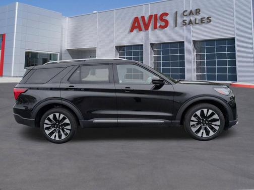 Black Metallic 2025 Ford Explorer Platinum