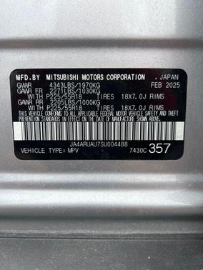 Alloy Silver Metallic 2025 Mitsubishi Outlander Sport SE