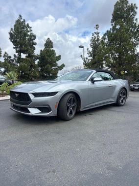 Iconic Silver Metallic 2025 Ford Mustang EcoBoost Premium