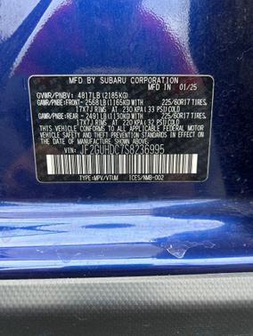 Sapphire Blue Pearl 2025 Subaru Crosstrek Premium