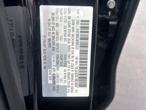 Jet Black Mica 2025 Mazda CX-5 2.5 S Select Package