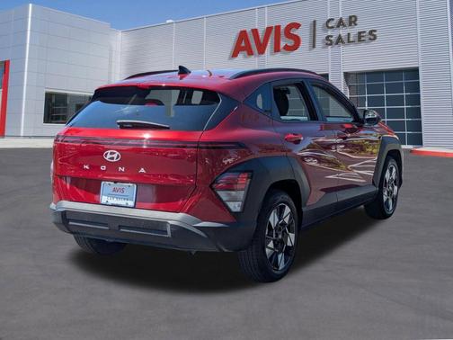 Ultimate Red Metallic 2025 Hyundai KONA SEL