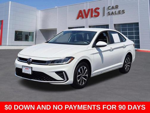 Pure White 2025 Volkswagen Jetta 1.5T S