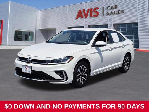 Pure White 2025 Volkswagen Jetta 1.5T S