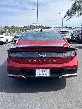 Ultimate red 2025 Hyundai SONATA SEL