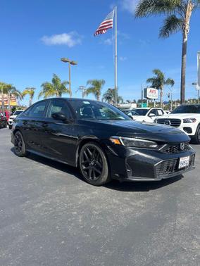 Crystal Black Pearl 2025 Honda Civic Sport