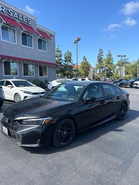 Crystal Black Pearl 2025 Honda Civic Sport